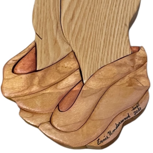 Intarsia Wall hanging Handcrafted Wood Scroll Saw Art Praying Hands, NEW - Picture 5 of 7